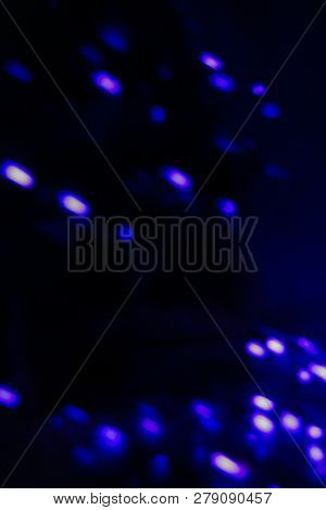 Garland Lights Boche, Dark Blue Purple Backdrop Background