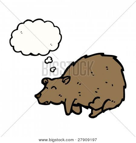 cartone animato orso grezzo
