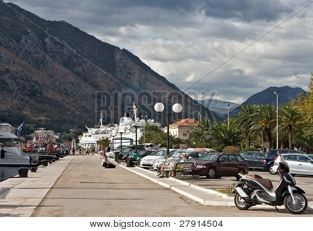 Nábřeží, Kotor, Černá Hora