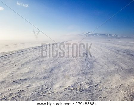 Winter Kars Turkey Dogu Express Train Tren Snow Tree New Year Ice