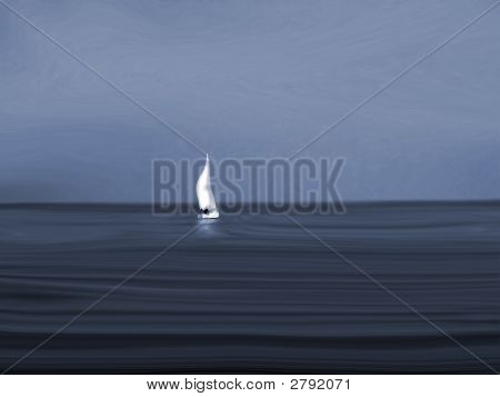 Barco blanco