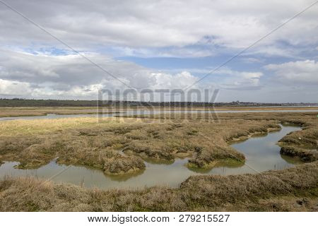 View Across The Hadleigh Ray From Canvey Island, Essex, England