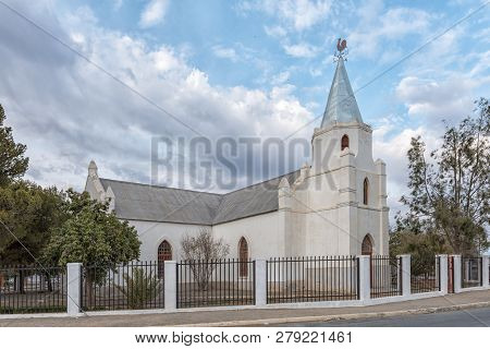 Carnavon, South Africa, September 1, 2018: The Historic Rhenish Church In Carnavon In The Northern C