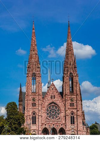 Reformee St Paul Church In Strasbourg, France