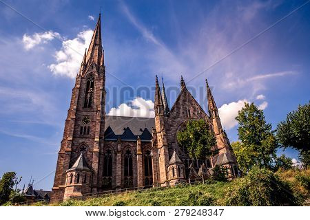 Reformee St Paul Church In Strasbourg, France