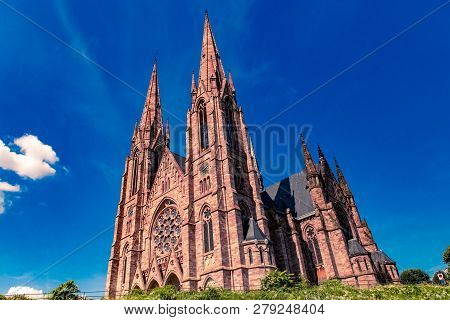 Reformee St Paul Church In Strasbourg, France