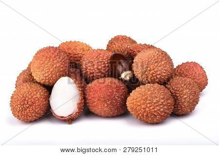 Lychee, Lat. Litchi Chinensis - Chinese Plum - A Small Sweet And Sour Berry