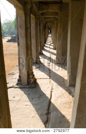Angkor Wat templom folyosó