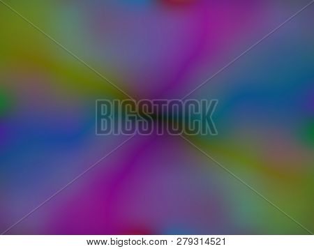 Vector Motion Blur. Eps10 With Mesh Gradient And Transparency. Abstract Composition With Blurred Col