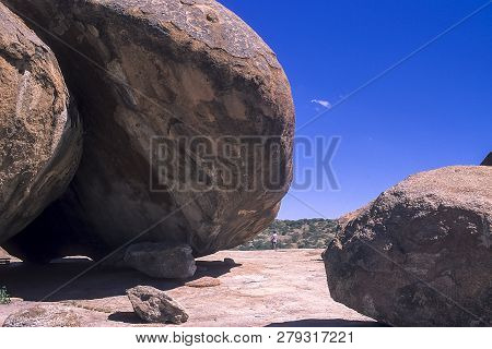 Rock Formations In The Erongo Mountains In Namibia, Africa