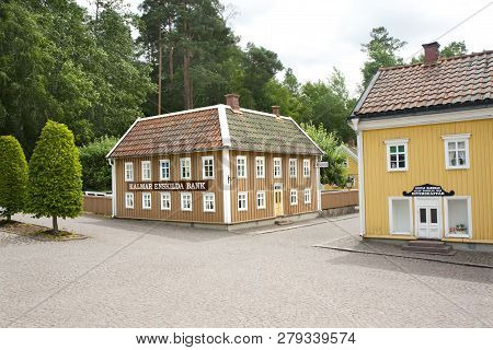 Vimmerby, Sweden - June 19, 2018- Astrid Lindgren World, Astrid Lindgren Varld Is A Theme Park.