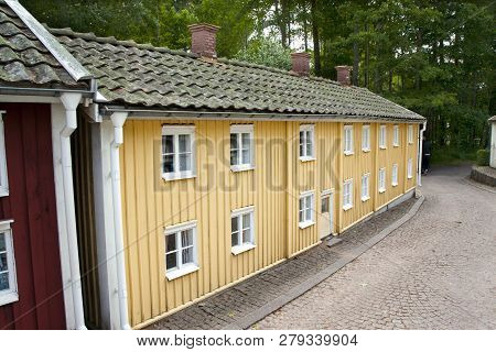 Vimmerby, Sweden - June 19, 2018- Astrid Lindgren World, Astrid Lindgren Varld Is A Theme Park.
