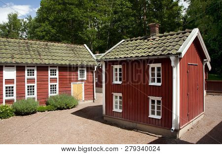 Vimmerby, Sweden - June 19, 2018- Astrid Lindgren World, Astrid Lindgren Varld Is A Theme Park.