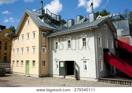 Vimmerby, Sweden - June 19, 2018- Astrid Lindgren World, Astrid Lindgren Varld Is A Theme Park. Karl