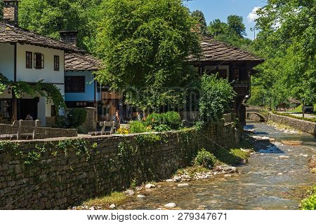Etar, Gabrovo, Bulgaria- July 6, 2018: Old House In Ethno Village Etar (etara) Near Town Of Gabrovo,