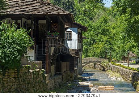 Etar, Gabrovo, Bulgaria- July 6, 2018: Old House In Ethno Village Etar (etara) Near Town Of Gabrovo,