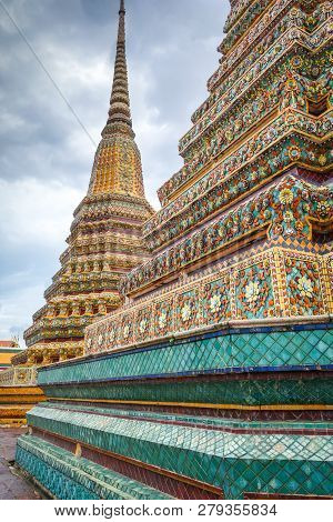 Wat Pho Buddhist Temple In Bangkok, Thailand