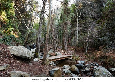 Hiking Trail Kaledonia Waterfall Cyprus