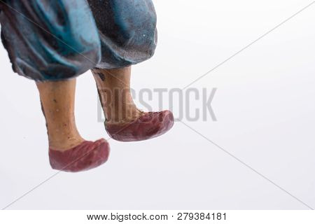Ottoman Man Figure In Tradational Clothes In The View
