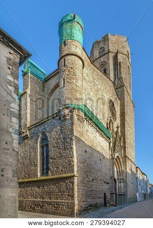 Carmelite Church Of Mediterranean Gothic Style Is The Main Part Of What Remains Of An Old Carmelite 