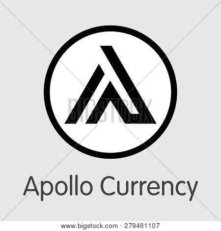 Apl - Apollo Currency. The Logo Of Money Or Market Emblem.
