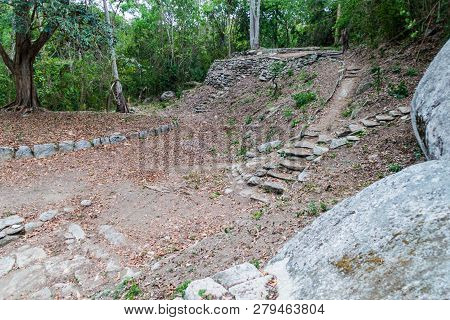 Remnants Of Houses Of Indigenous Kogi People In Tayrona National Park, Colombia