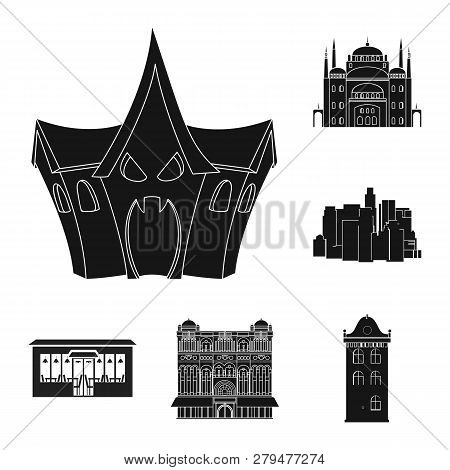 Vector Design Of Building And City Logo. Set Of Building And Business Vector Icon For Stock.