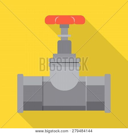 Isolated Object Of Pipe And Tube Sign. Set Of Pipe And Pipeline Vector Icon For Stock.