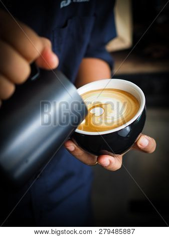 Image Of How To Make Coffee Latte Art