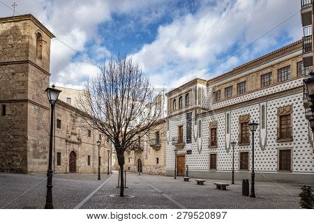 Square Of San Boal In Historical City Center Of Salamanca, Spain