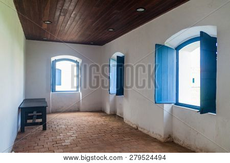 Macapa, Brazil - July 31, 2015: Interior Of One Of Buildings In St. Joseph Fortress In Macapa, Brazi