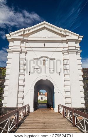 Gate Of St. Joseph Sao Jose Fortress In Macapa, Brazil