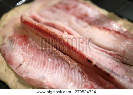 Fillet Of Muksun On Dough