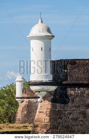 Small Tower At St. Joseph Sao Jose Fortress In Macapa, Brazil