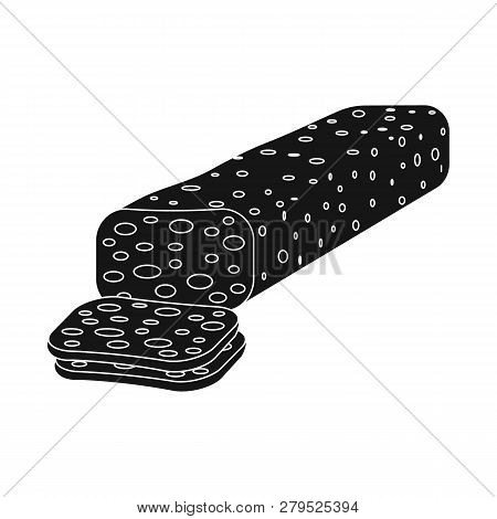 Isolated Object Of Meat And Ham Icon. Set Of Meat And Cooking Vector Icon For Stock.
