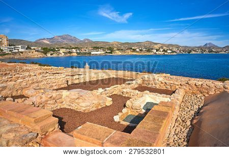 Campello iberian settlement in illeta of Alicante at Spain