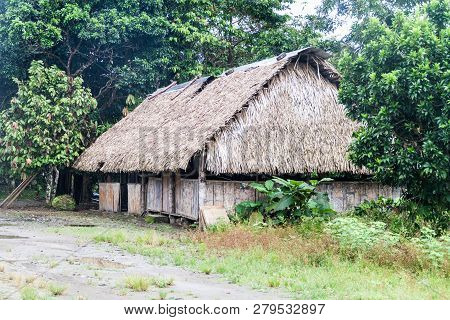 Small House In Nuevo Rocafuerte Village, Ecuador