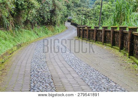 Cycling Path From Banos To Puyo, Ecuador