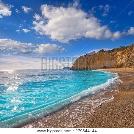 Bol Nou also Bon nou beach in Villajoyosa of Alicante also VilaJoiosa of spain Costa Blanca