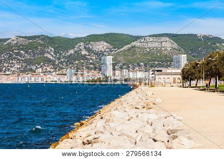 Toulon City Panoramic View In Cote Dazur Provence In Sothern France