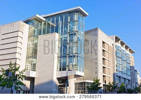 Washington Dc, Usa - September 19, 2018: Eastern Part Of The Walter E. Washington Convention Center 
