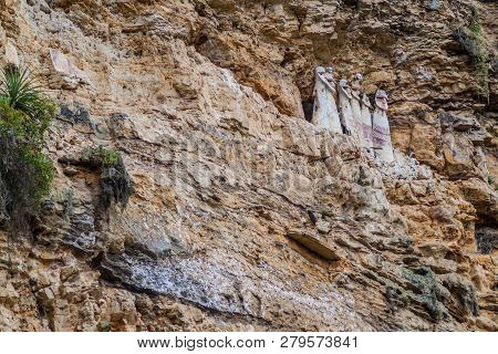 Sarcophagi Of Karajia, Funerary Site Of Chachapoyas Culture In Northern Peru