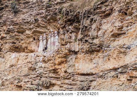 Sarcophagi Of Karajia, Funerary Site Of Chachapoyas Culture In Northern Peru