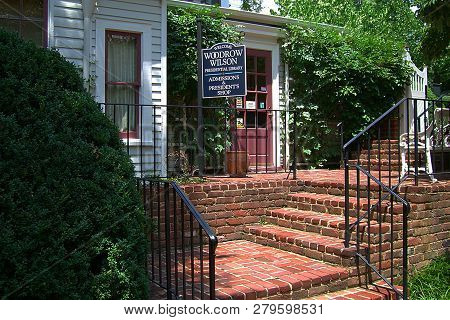 Staunton, Virginia - June 28: Woodrow Wilson Presidential Birthplace On June 28, 2006 In Staunton, V