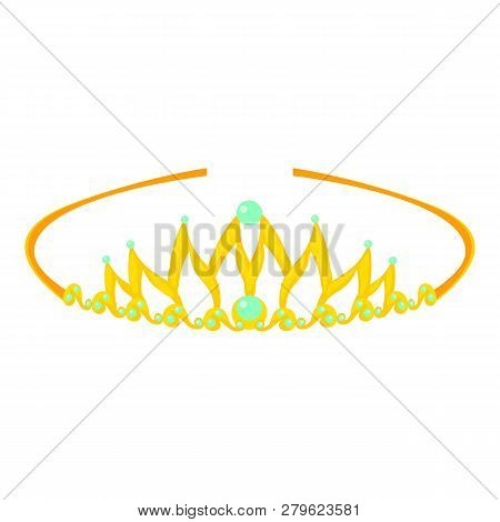 Tiara Icon. Cartoon Illustration Of Tiara Icon For Web