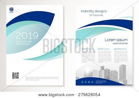 Template Vector Design For Brochure, Annualreport, Magazine, Poster, Corporate Presentation, Portfol