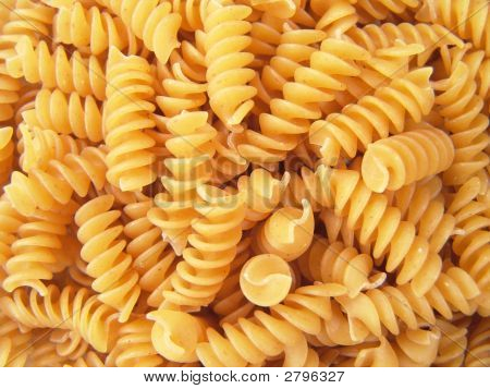 Kroucená Rotini pozadí nudle těstoviny spirály