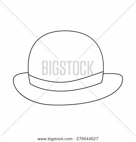 Isolated Object Of Headgear And Napper Icon. Set Of Headgear And Helmet Stock Symbol For Web.