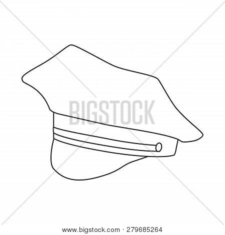 Vector Illustration Of Headgear And Napper Logo. Collection Of Headgear And Helmet Stock Symbol For 
