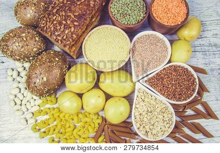 Products Containing Complex Carbohydrates. A Source Of Energy, Vitamins And Fiber.